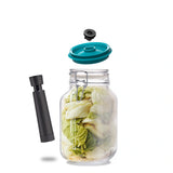 Beugelpot + VACUÜMSET 2000ml (VIERKANT)