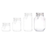 Beugelpot + VACUÜMSET 2000ml (VIERKANT)