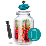 Beugelpot + VACUÜMSET 5000ml (GROOT)