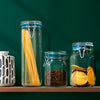 4x BEUGELPOT MET VACUÜMFUNCTIE COMBI-SET VIERKANT (0,5 + 1,0 + 1,5 + 2,0 Liter)