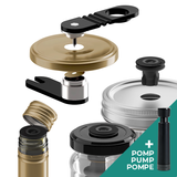 Complete set voor vacumeren van potten & flessen